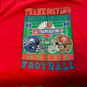 2014 Seattle vs 49ers thanksgiving shirt